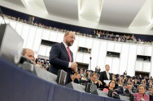 Martin Schulz im Plenum des Europäischen Parlaments. Foto: Europäisches Parlament